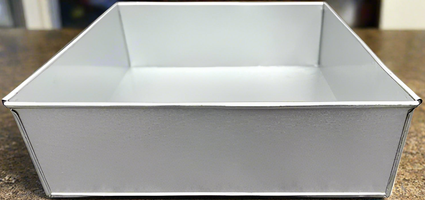 Single Square Cake Pan – Available in 6", 8", 10", 12" (3" DEEP)