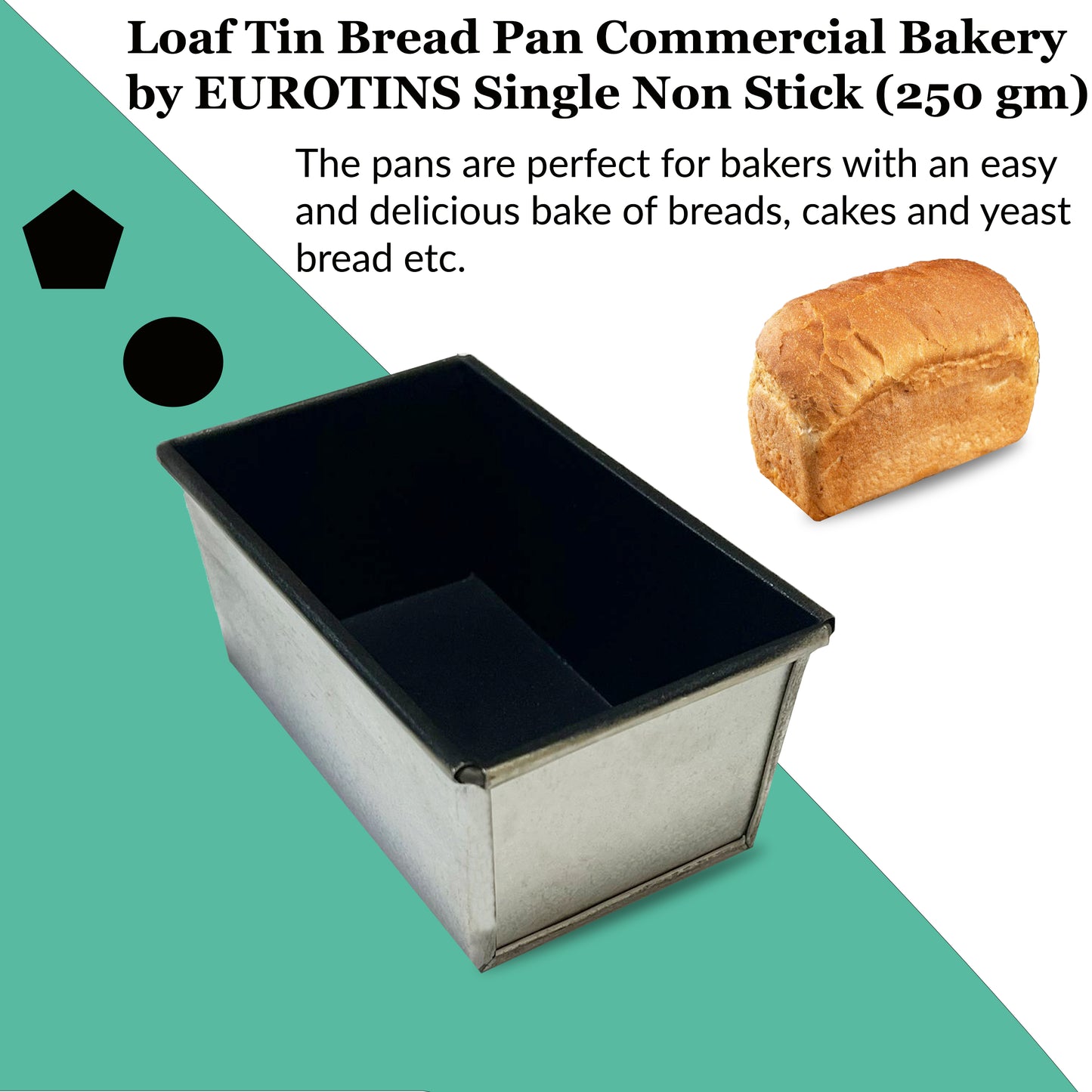commercial loaf tin bread pan