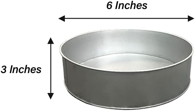 Single Round Cake Pan – Available in 6", 8", 10", 12" (3" DEEP)