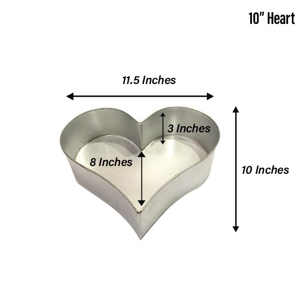 Single Heart Cake Pan – Available in 6", 8", 10", 12" (3" DEEP)