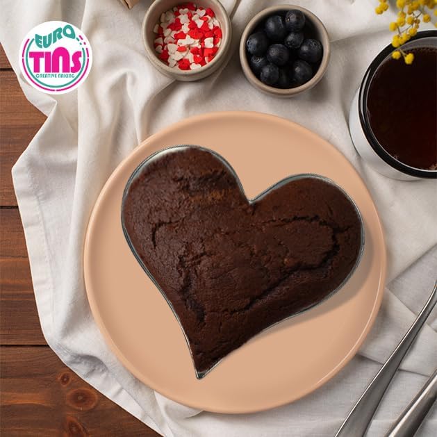 Single Heart Cake Pan – Available in 6", 8", 10", 12" (3" DEEP)