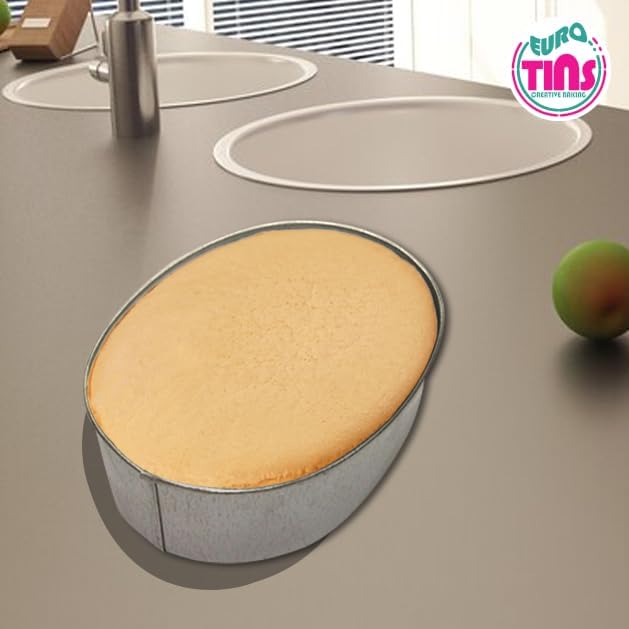Single Oval Cake Pan – Available in 6", 8", 10", 12" (3" DEEP)