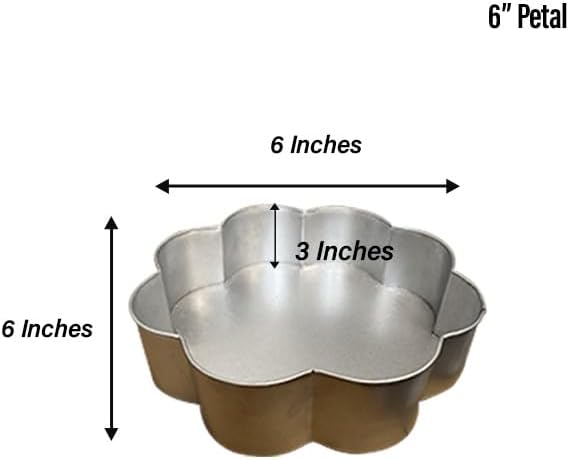 Single Petal Cake Pan – Available in 6", 8", 10", 12" (3" DEEP)