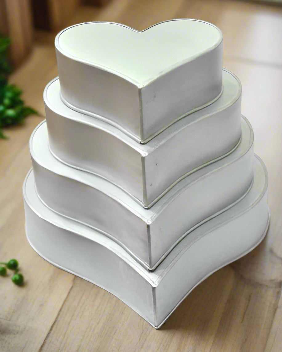 4 tier heart