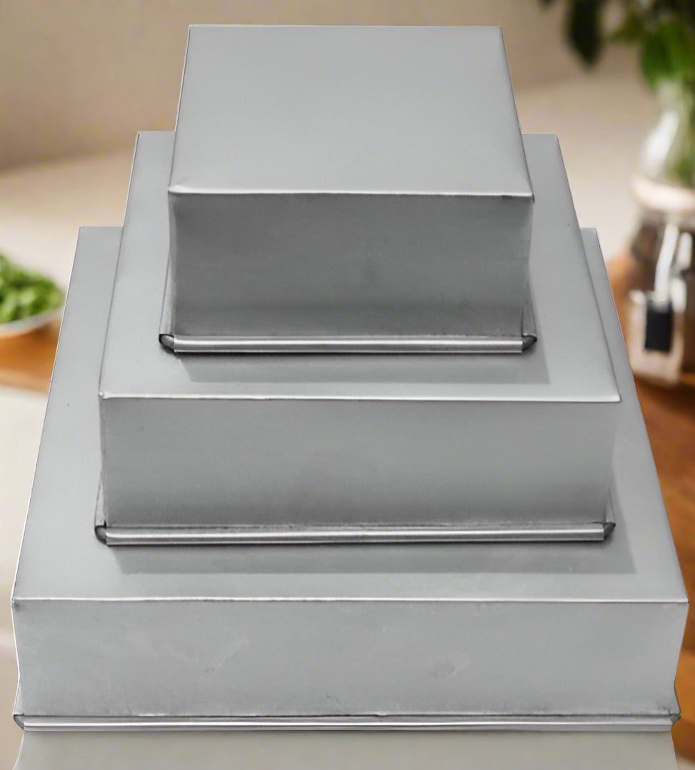 mini square cake tin set