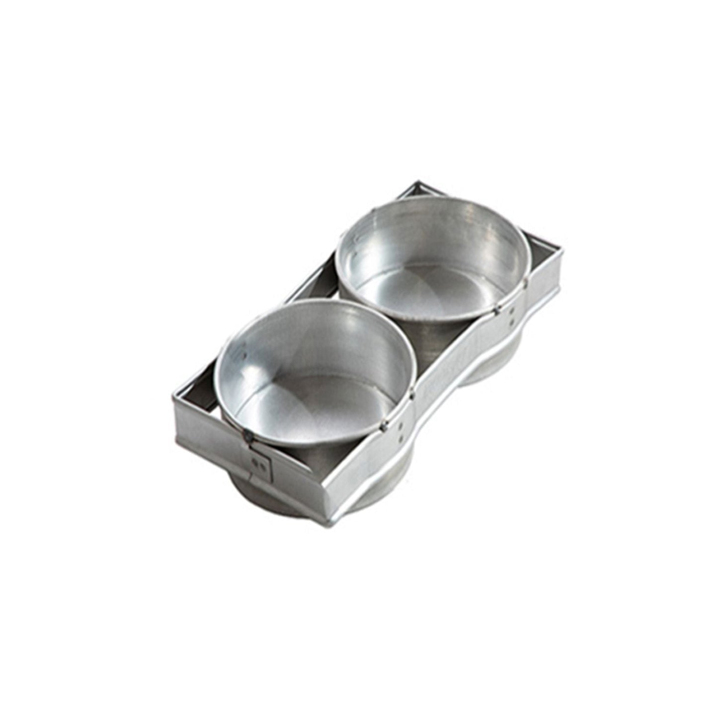 Set of 2-Strapped Round Tin
