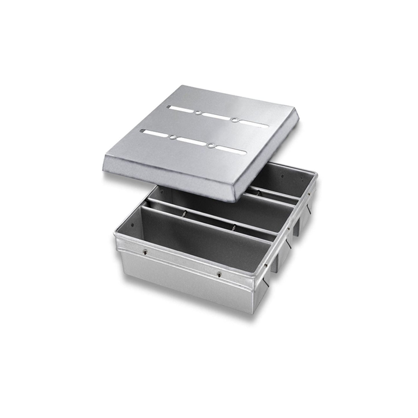 Set of 3 Bread Tin With Lid