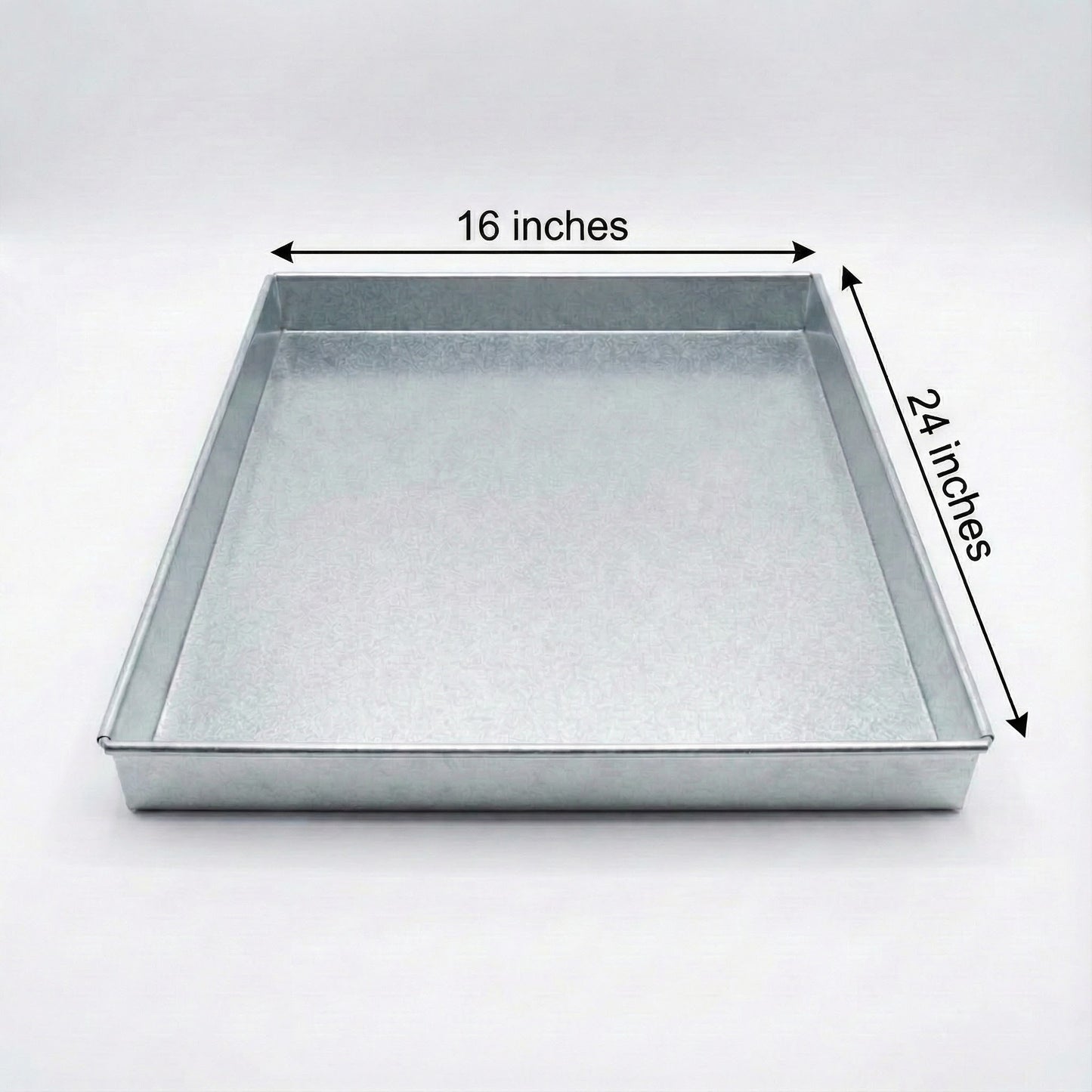 EUROTINS Rectangle Baking Tray  – 14”, 16”, 18” 24" and 30" | Heavy Duty Domestic and Commercial Bakery Use 2" Deep