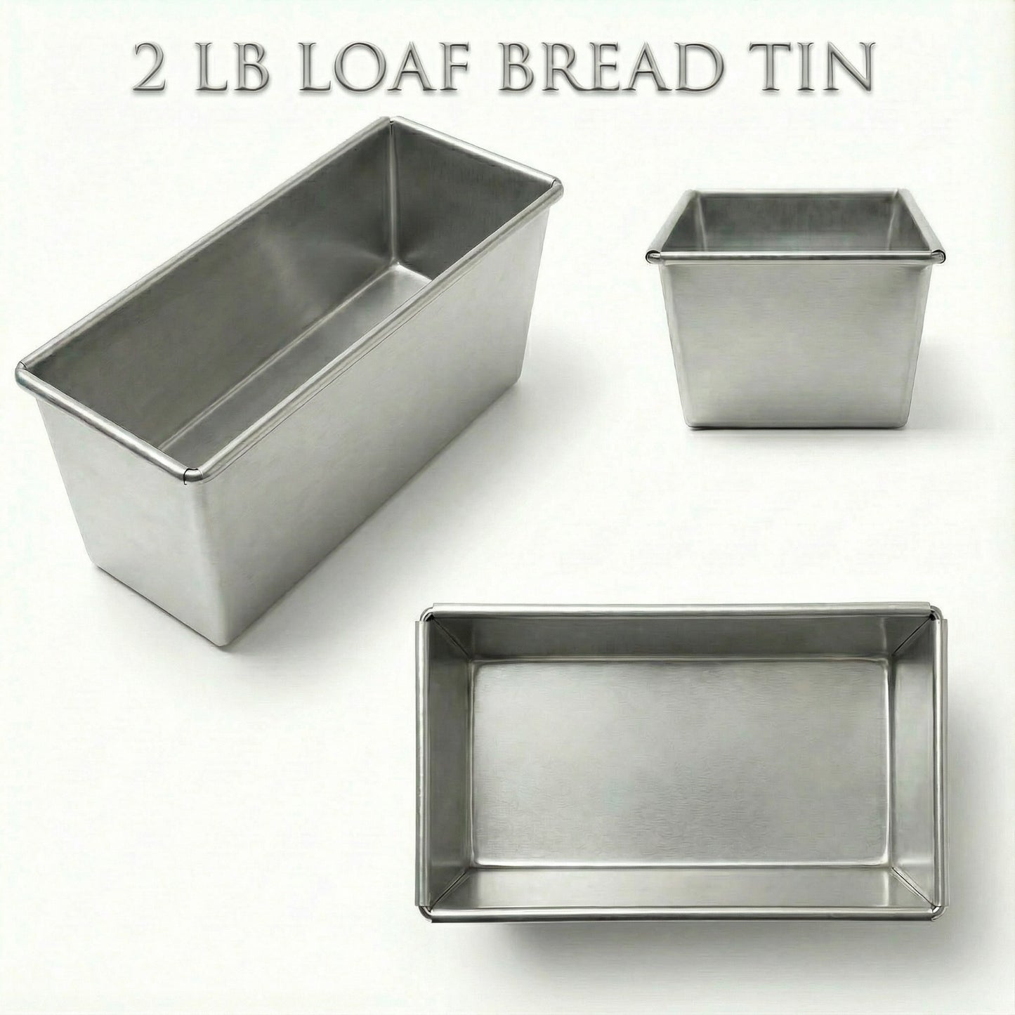 Heavy-Duty Loaf Tins – 1Lb, 2Lb, 3Lb, 4Lb & 5Lb | Individual Sizes & Full Set Available