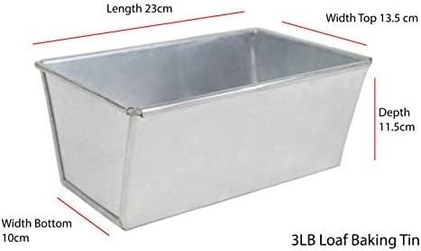 Heavy-Duty Loaf Tins – 1Lb, 2Lb, 3Lb, 4Lb & 5Lb | Individual Sizes & Full Set Available