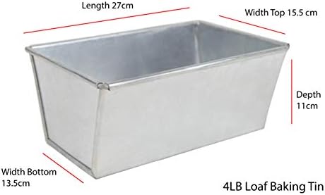 Heavy-Duty Loaf Tins – 1Lb, 2Lb, 3Lb, 4Lb & 5Lb | Individual Sizes & Full Set Available