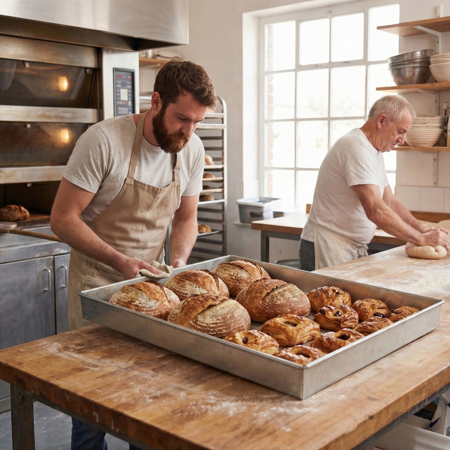 EUROTINS Rectangle Baking Tray  – 14”, 16”, 18” 24" and 30" | Heavy Duty Domestic and Commercial Bakery Use 2" Deep