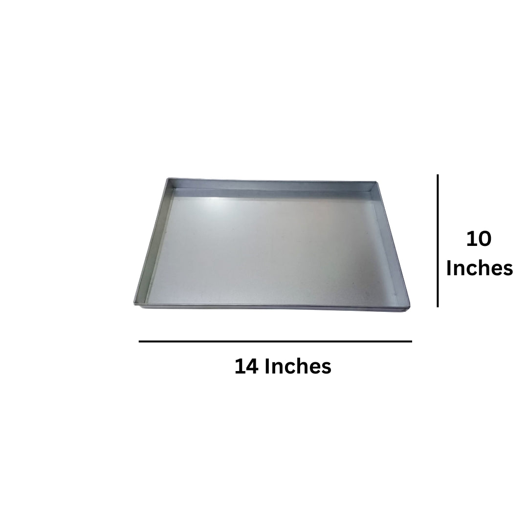 EUROTINS Rectangle Baking Tray  – 14”, 16”, 18” 24" and 30" | Heavy Duty Domestic and Commercial Bakery Use 2" Deep