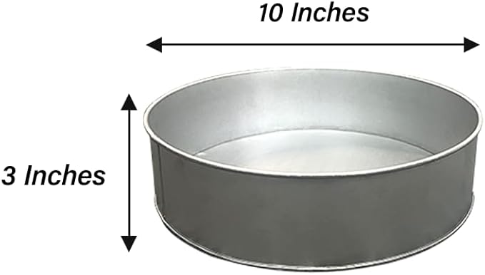 Single Round Cake Pan – Available in 6", 8", 10", 12" (3" DEEP)