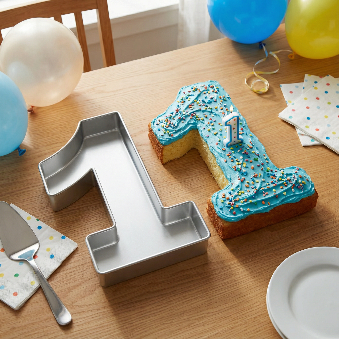 Number Cake Tin Baking Pan Mould – Ideal for Birthday, Anniversary & Celebration Cakes