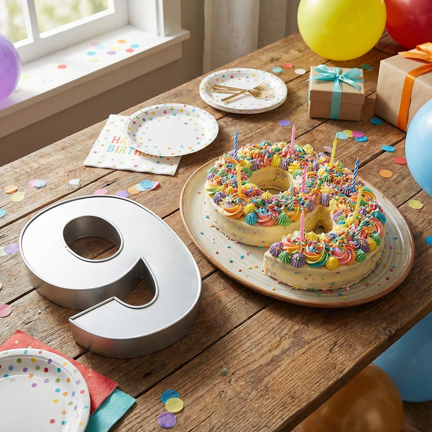 Number Cake Tin Baking Pan Mould – Ideal for Birthday, Anniversary & Celebration Cakes