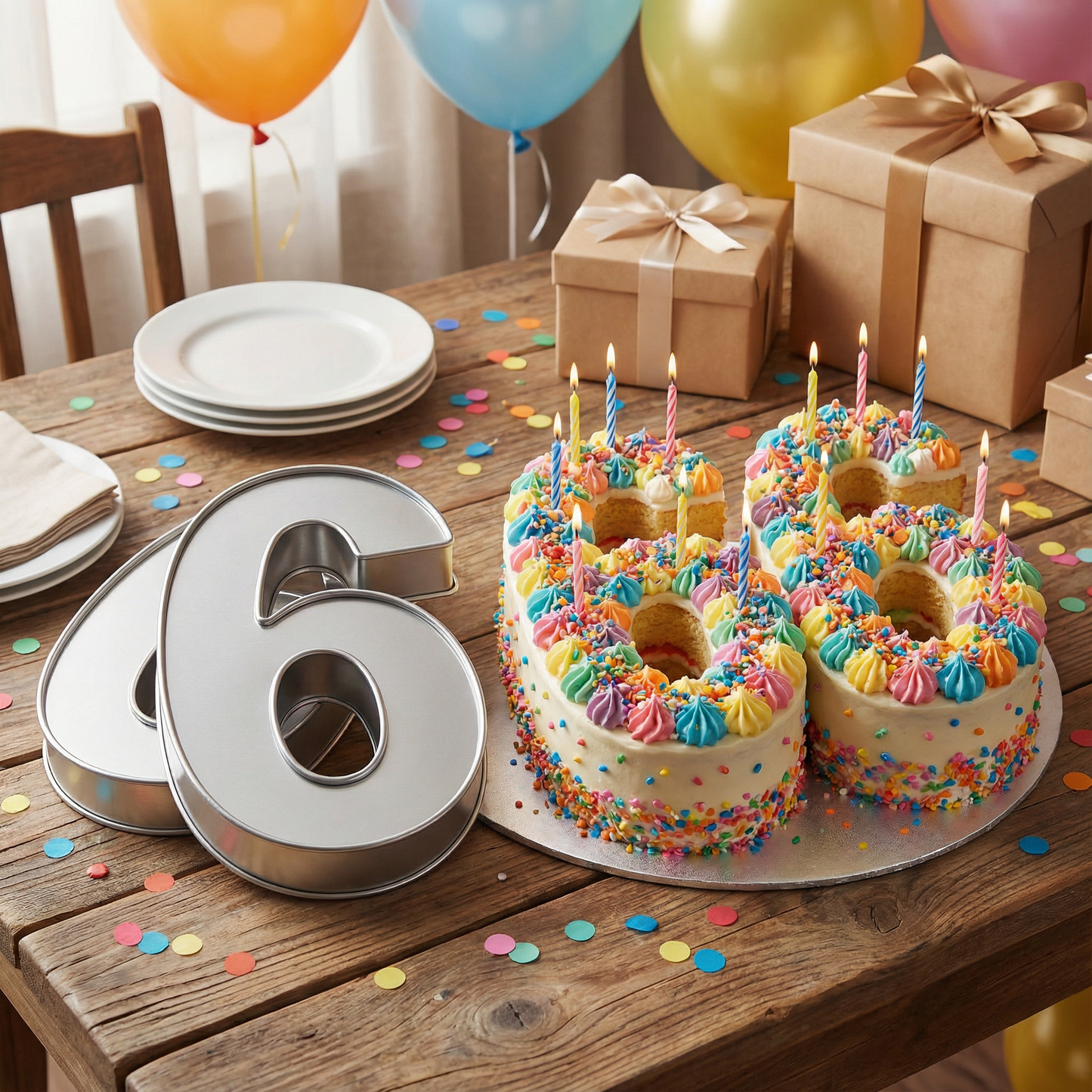 Number Cake Tin Baking Pan Mould – Ideal for Birthday, Anniversary & Celebration Cakes
