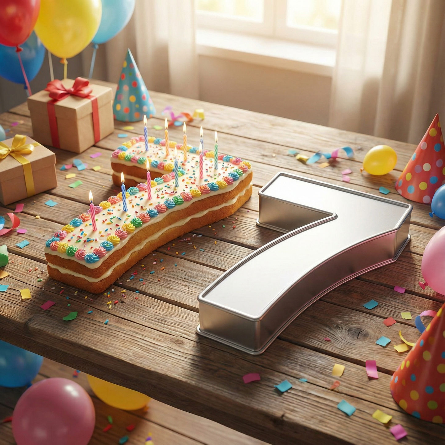 Number Cake Tin Baking Pan Mould – Ideal for Birthday, Anniversary & Celebration Cakes