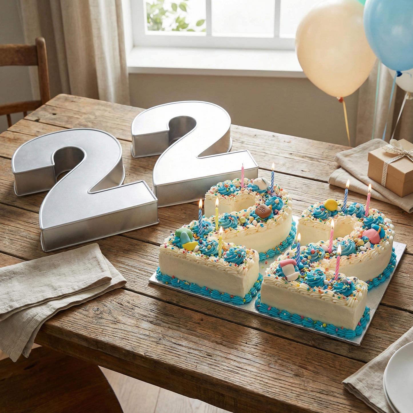 Number Cake Tin Baking Pan Mould – Ideal for Birthday, Anniversary & Celebration Cakes