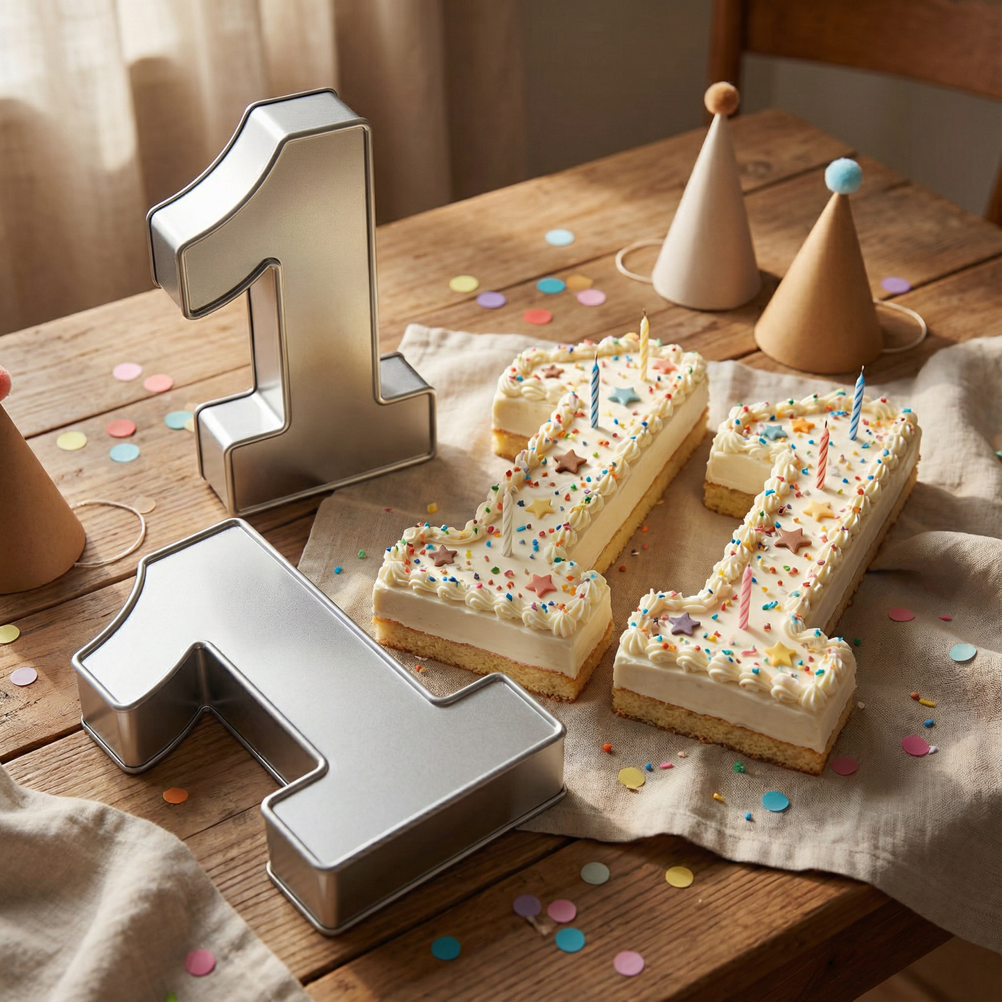 Number Cake Tin Baking Pan Mould – Ideal for Birthday, Anniversary & Celebration Cakes