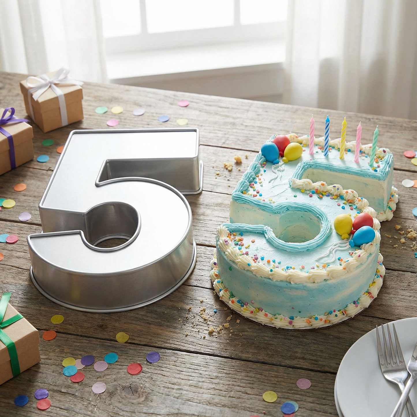 Number Cake Tin Baking Pan Mould – Ideal for Birthday, Anniversary & Celebration Cakes