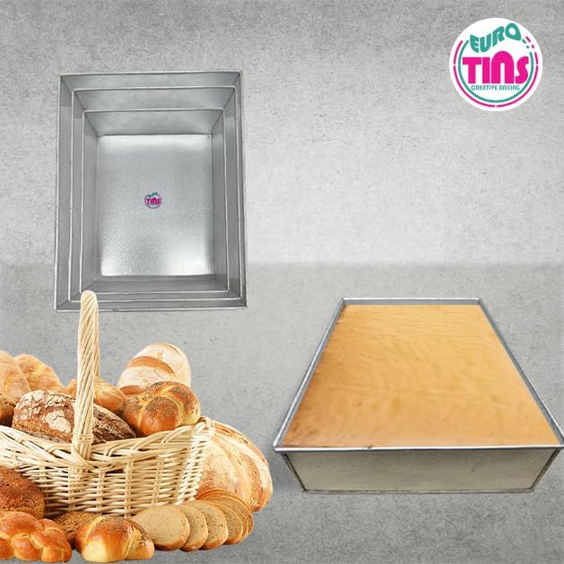 Single Rectangle Cake Pan / Cake Mould / Cake Tin – Available in 6", 8", 10", 12" (3" DEEP)