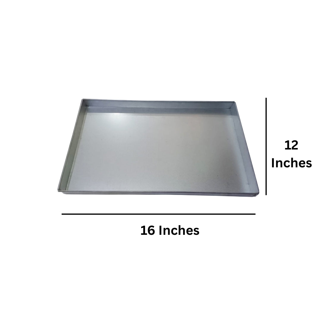 EUROTINS Rectangle Baking Tray  – 14”, 16”, 18” 24" and 30" | Heavy Duty Domestic and Commercial Bakery Use 2" Deep