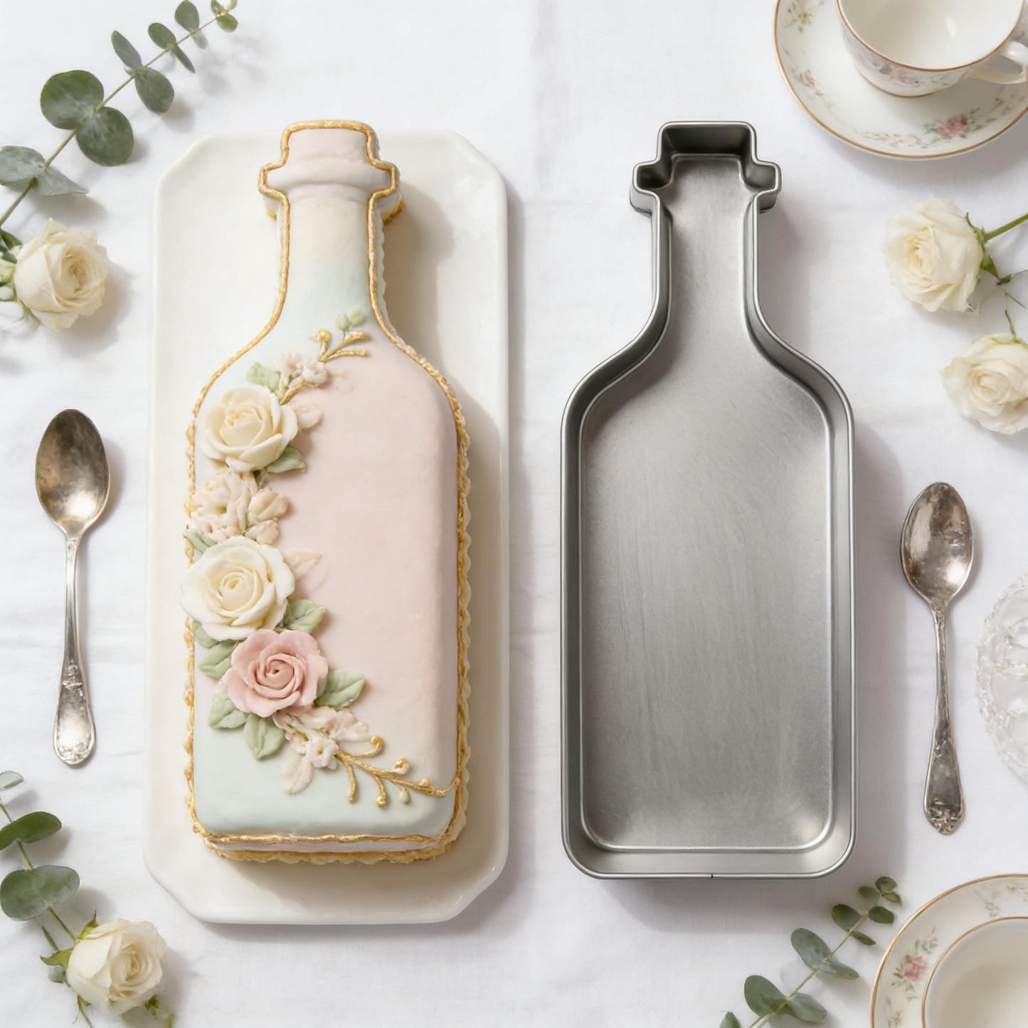 BOTTLE SHAPE NOVELTY BIRTHDAY CAKE TIN