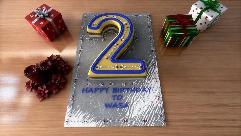 LARGE NUMBER 2 SHAPE CAKE TIN BIRTHDAY CAKE BAKING MOULD
