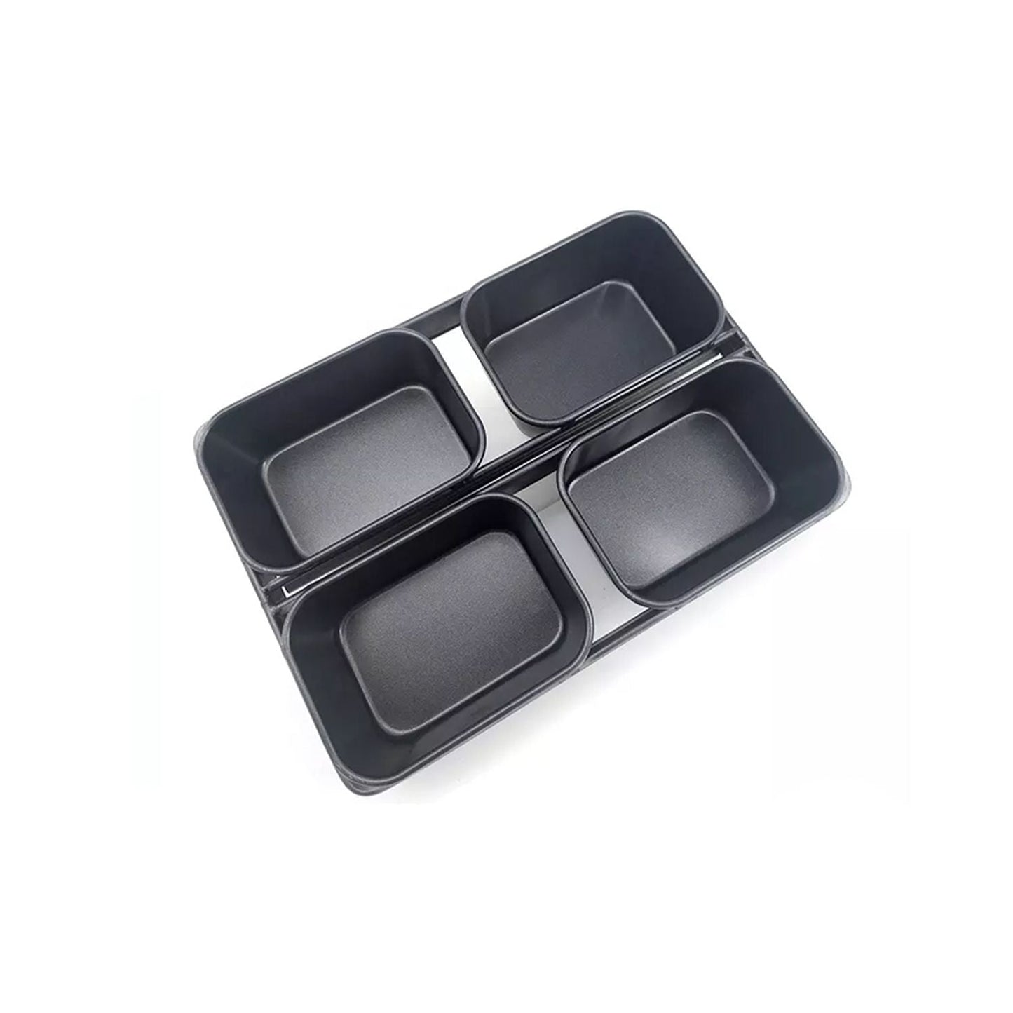 Set of 4-Strapped Non Stick Farmhouse Tin